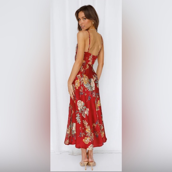 Hello Molly here comes the sun atlas maxi dress wine - Picture 4 of 14